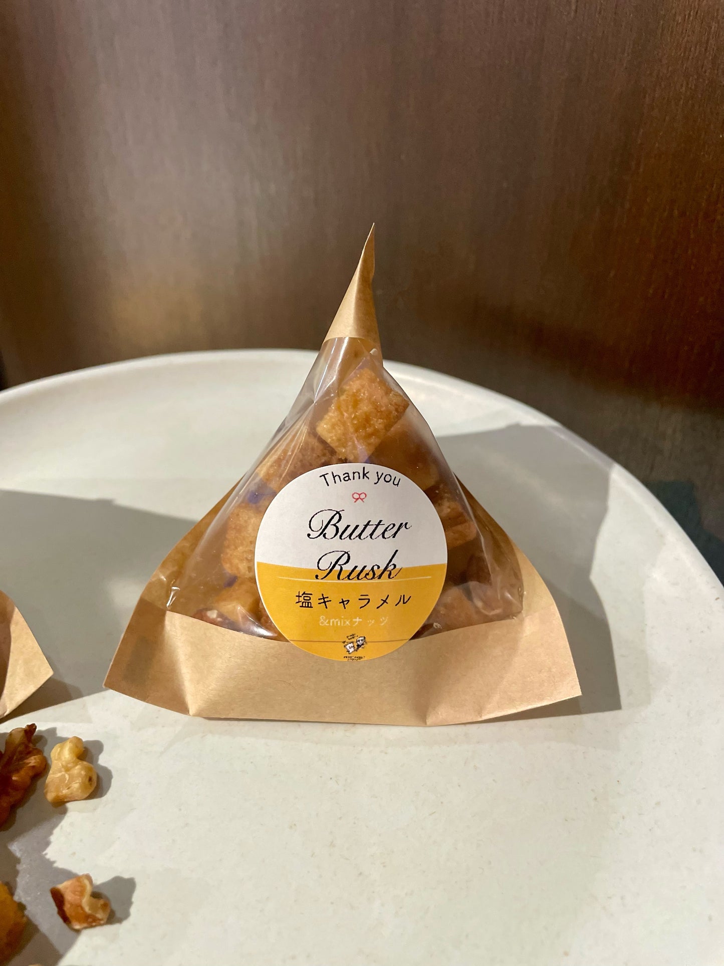 バターラスク　-塩キャラメル味-